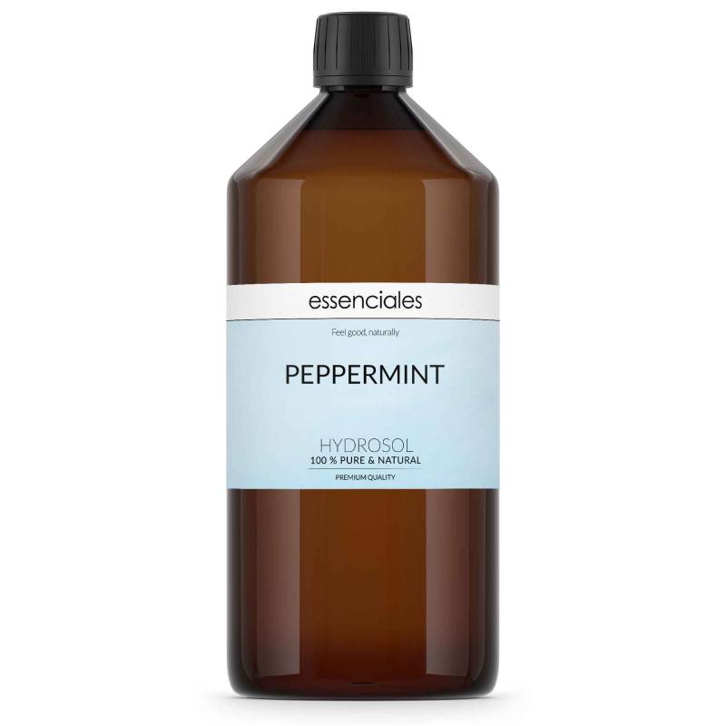 Peppermint Hydrosol water, 100% pure & natural, 1 litro.