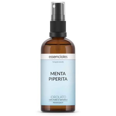 Agua de menta piperita, hidrolato 100% puro y natural, 100 ml.