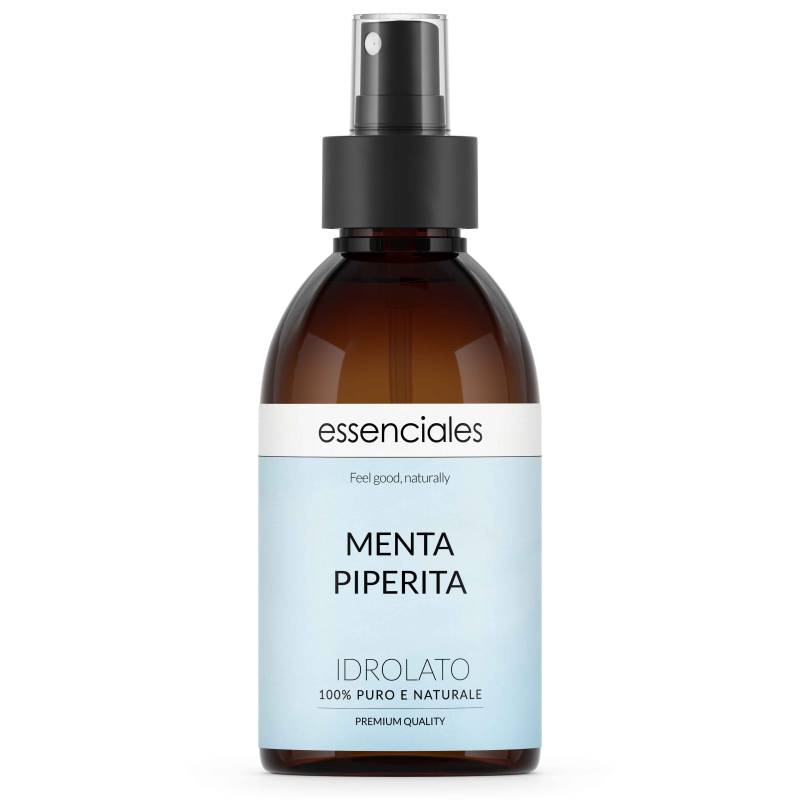 Agua de menta piperita, hidrolato 100% puro y natural, 200 ml.