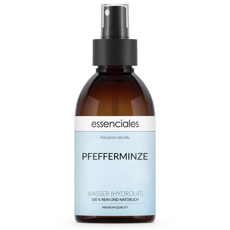 Agua de menta piperita, hidrolato 100% puro y natural, 200 ml.