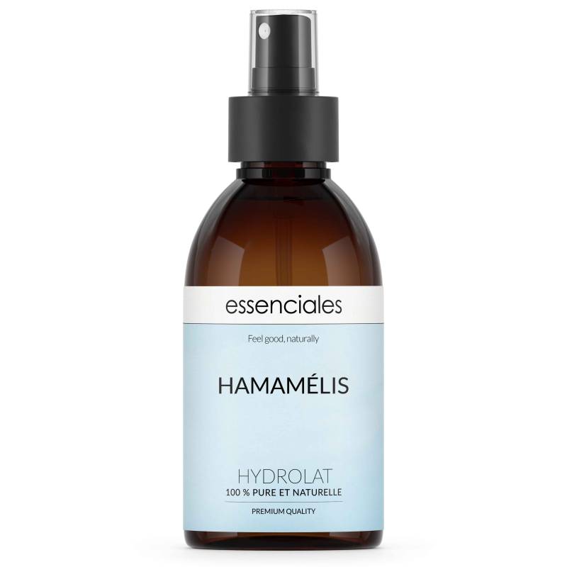 Agua de Hamamelis 100% pura y natural. Hidrolato genuino de Witch Hazel (hamamelis), 200 ml.
