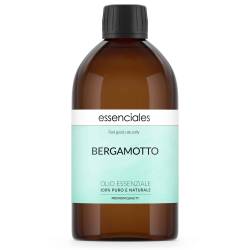 Aceite esencial de Bergamota, 100% puro y natural, 500 ml.