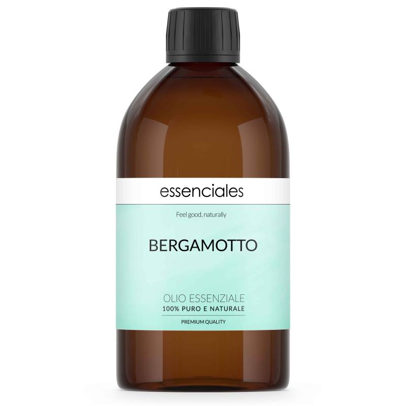 Aceite esencial de Bergamota, 100% puro y natural, 500 ml.