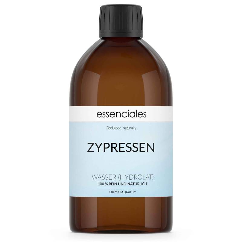 Agua de Ciprés natural, hidrolato puro y natural de ciprés, 500 ml.