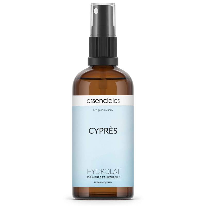 Agua de Ciprés natural, hidrolato puro y natural de ciprés, 100 ml.