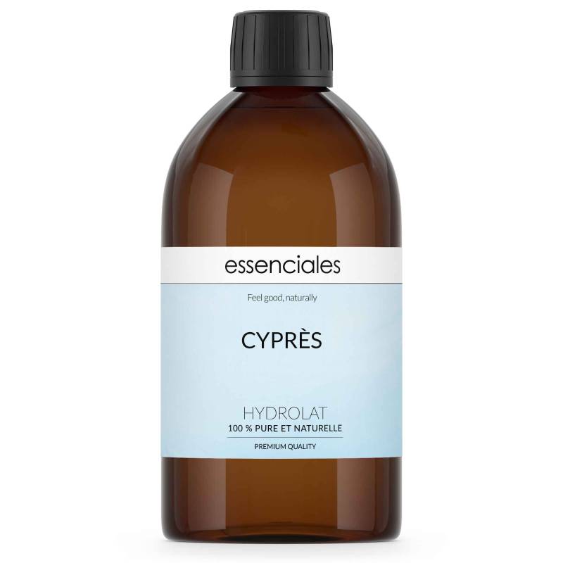 Agua de Ciprés natural, hidrolato puro y natural de ciprés, 500 ml.