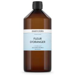 Agua de azhar natural, hidrolato puro y natural de Azahar, flor de naranja amarga, 1 litro.