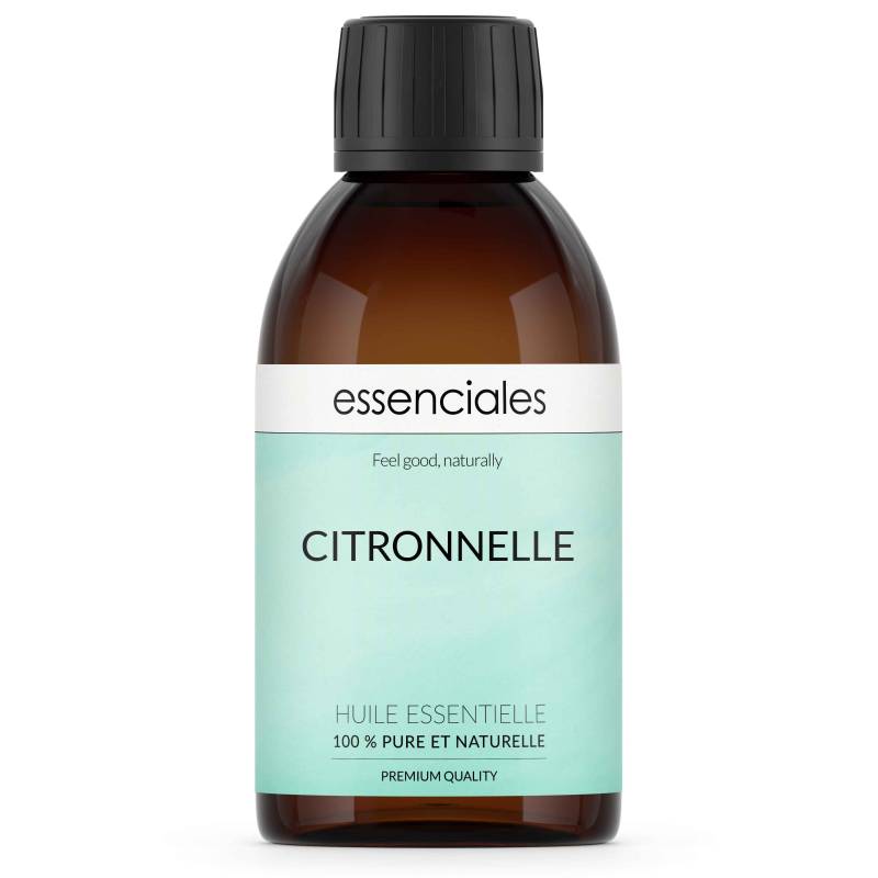 Aceite esencial de Citronela, 100% puro y natural, 200 ml.