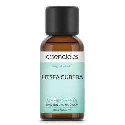 Aceite esencial de Litsea Cubeba, 100% puro y natural, 30 ml.