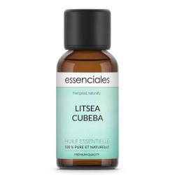 Aceite esencial de Litsea Cubeba, 100% puro y natural, 30 ml.