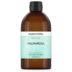 Aceite esencial de Palmarosa, 100% puro y natural, 500 ml.