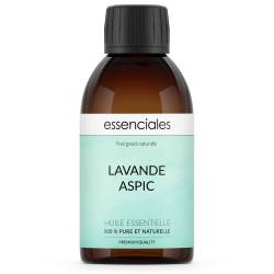 Aceite esencial de Espliego, 100% puro y natural, 200 ml.