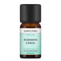 Aceite esencial de Romero cineol, 100% puro y natural, 10 ml.