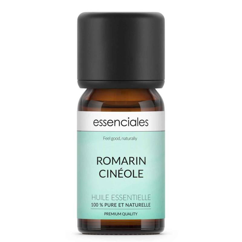 Aceite esencial de Romero cineol, 100% puro y natural, 10 ml.